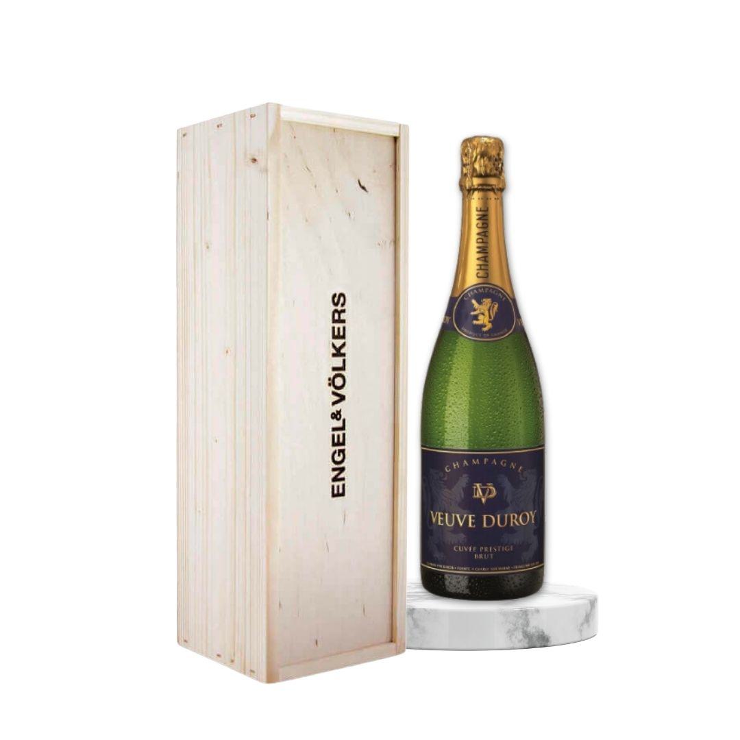E&V - Champagner in der Holzkiste