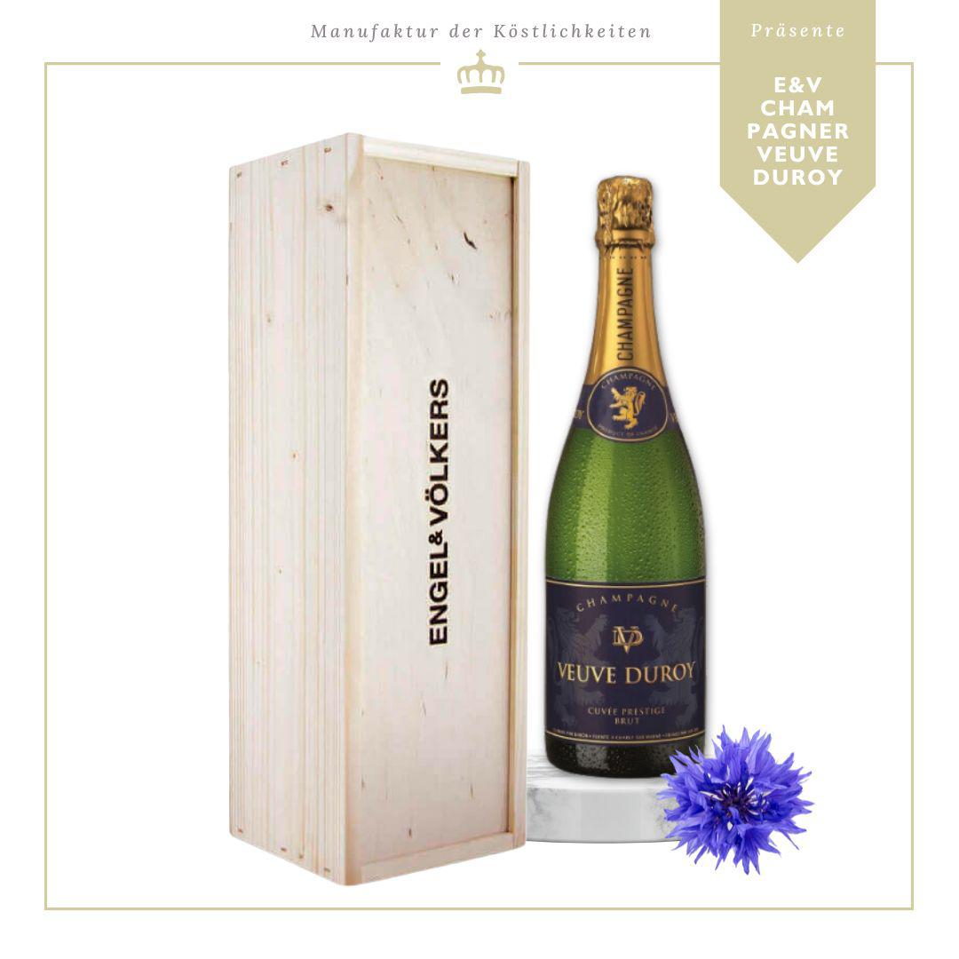 E&V - Champagner in der Holzkiste